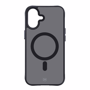3mk Smoke MagCase with MagSafe jaoks iPhone 16 - semi-läbipaistev