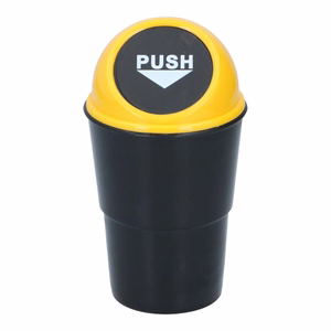 Dunlop auto prügikast, 400 ml, 10x17 cm, kollane ja must