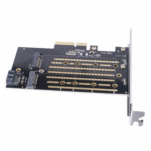 Orico PDM2 PCIe laienduskaart 3.0 ×4 M.2 NVMe- ja SATA-ketastele – must