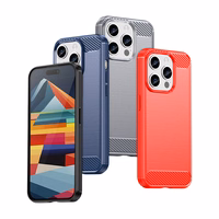 Flexible carbon pattern ümbris jaoks iPhone 15 Pro Carbon Ümbris - must