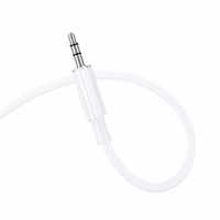 Borofone Kaabel AUX BL21 Lemon - jack 3,5mm to jack 3,5mm - 1 metre valge