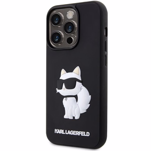 Karl Lagerfeld KLHCP14L3DRKHNK iPhone 14 Pro 6.1" must/must hardcase Rubber Choupette 3D