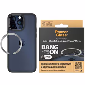 MagSafe PanzerGlass Bang ON ring jaoks iPhone 12 / 13 / 14 / 15 - hõbedane