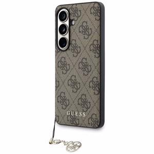 Guess ümbris 4G Classic Logo Charm MagSafe for Samsung Galaxy S26 pruun