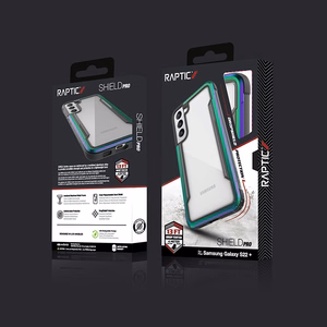 X-Doria Raptic Shield Pro ümbris seadmele Samsung Galaxy S22+ 5G, mikroobivastase kaitsega, sillerdav