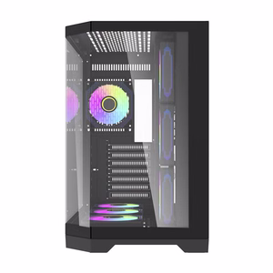 Darflash FT418 PRO computer ümbris + 7 aRGB fans (must)