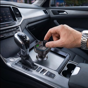 Tech-Protect CC07 3-Port PD 54W Car Charger + Bluetooth FM Transmitter - Black