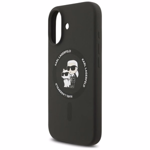 KARL LAGERFELD ümbris jaoks IPHONE 17 compatible with MagSafe KLHMP17SSCMKCRHK (Silicone KC Body Ring) must
