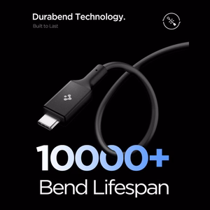 Spigen Essential EB24012CC USB-C / USB-C 240W 120cm Cable - Black