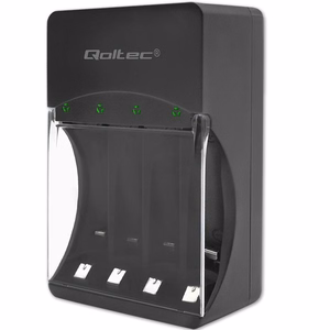Qoltec 50653 – NiMH R03/AAA ja R6/AA akude laadija