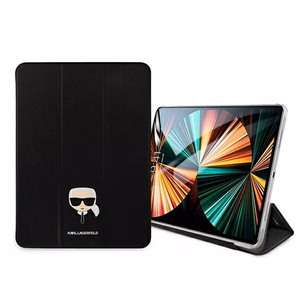 Karl Lagerfeld Saffiano Karl Head raamatümbris iPad Pro 11 tolli must