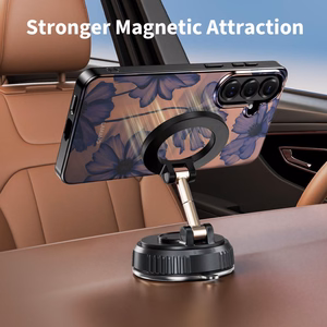 Tech-Protect Lamano MagSafe ümbris Samsung Galaxy S26 jaoks pruun-lilla