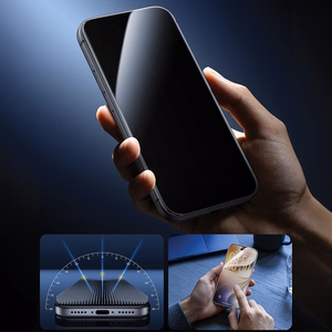 Benks Tempered glass Glass Warrior Privacy (C.M.MZ.AP.BK.F072) for Iphone 18 Pro black