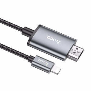 Kaabel Hoco UA27 Lightning to HDMI 2.0m hall