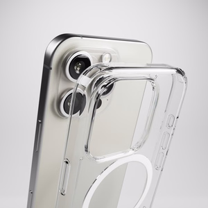 Силиконовый чехол Puro Impact Clear D3O MagSafe для iPhone 16 Pro - прозрачный