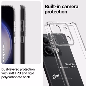 Crong Crystal Shield Cover ümbris seadmele Motorola Moto G53, läbipaistev
