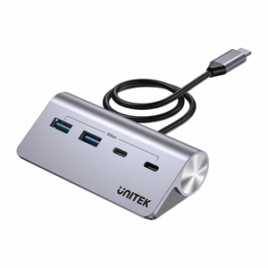 Unitek Алюминиевый хаб USB-C 2x USB-A 2x USB-C 5Gbps