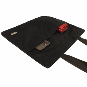 Shopping bag Wonder pattern 4 black