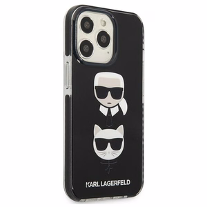 Karl Lagerfeld Karl&Choupette Head чехол для iPhone 13 Pro / iPhone 13 - чёрный