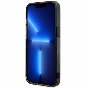 BMW hõbedane Ring MagSafe ümbris jaoks iPhone 14 Plus - läbipaistev