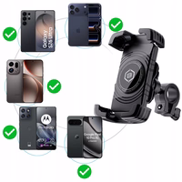 Blavec Uchwyt Rowerowy BV-04 Velo aktiivse amortisaatoriga juhtraua (BV04-SAHB) must