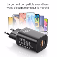 Laadija Essager "Journey" Must 30W (PD / QC3.0)