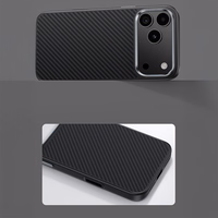 Benks Magnetic Armor Pro Kevlar Ümbris Metal Frame 600D (A069) jaoks Iphone 17 Pro must (Camera Control Button)