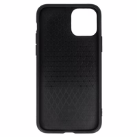 Tel Protect CARBON Ümbris jaoks Iphone 11 Pro Must with punane stripe