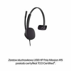 HP Poly Mission 415 USB juhtmega peakomplekt