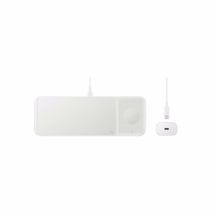 Juhtmevaba laadija Samsung Trio EP-P6300TWEGEU valge 25W (laadija ja kaabliga) / 100% originaal /