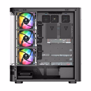 MODECOM Volcano AQ100 ARGB kesktornkorpus, must