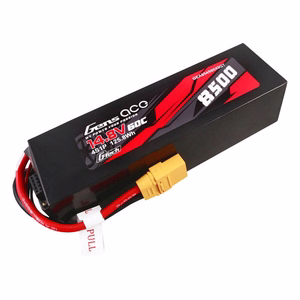 Gens Ace G-Tech 8500 mAh 14,8 V 60C 4S1P LiPo aku, polükarbonaadist korpus ja XT90-pistikuga