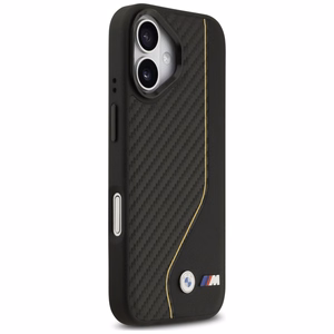BMW M Carbon Line & Logo MagSafe Ümbris for iPhone 17 - kollane