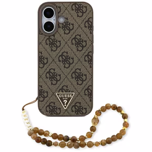 Guess 4G Strap Triangle Logo MagSafe ümbris jaoks iPhone 17 - brown