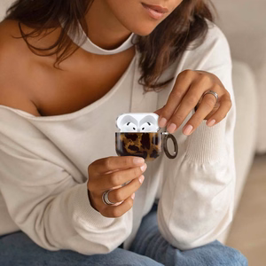 Tech-Protect Lamano ümbris jaoks AirPods 4 - brown and must