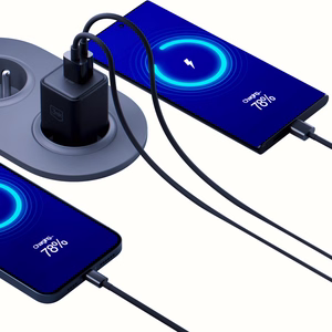 Must 3mk Hyper GaN võrgulaadija, 20 W, QC4+/PD/PPS, USB 1A1C, EL