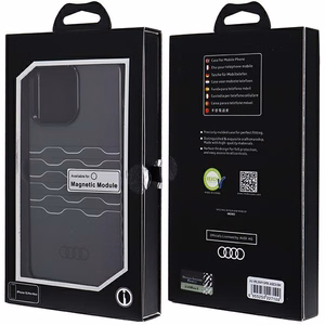 Audi IML MagSafe чехол для iPhone 15 Pro Max - чёрный