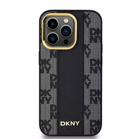 DKNY Leather Checkered Mono Pattern MagSafe Ümbris jaoks iPhone 13 Pro Max - Must