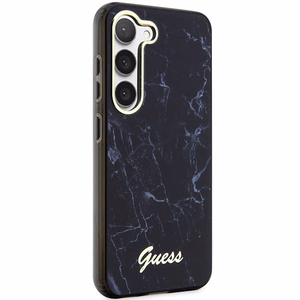 Guess GUHCS23MPCUMAK S23 +S916 чёрный/чёрный жёсткий чехол Marble