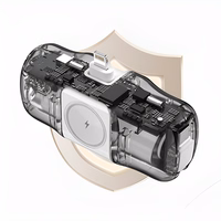 Wozinsky WF16-YCS 5000mAh 15W USB-C mini-toiteallikas sisseehitatud USB-C kaabliga ja Apple Watchi laadijaga - valge