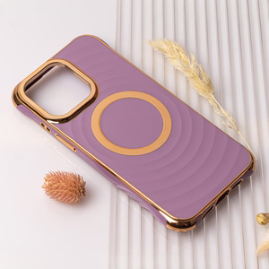 Circle Glam Mag case for iPhone 14 Pro 6,1" purple