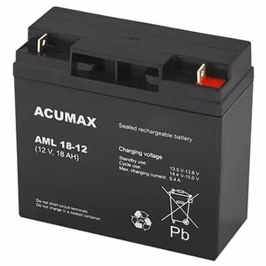 AKU 12V 18AH VRLA/AM18-12 ACUMAX EMU