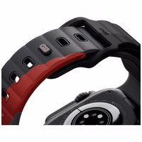 UNIQ Stride De Rubber rihm Apple Watch 49/46/45/44mm charcoal