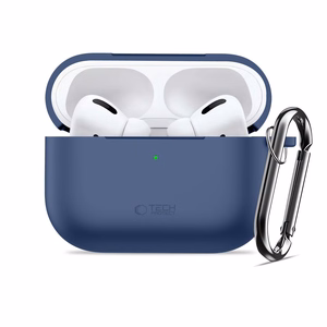 Tech-Protect Silicone Hook Ümbris jaoks AirPods Pro - tumesinine sinine