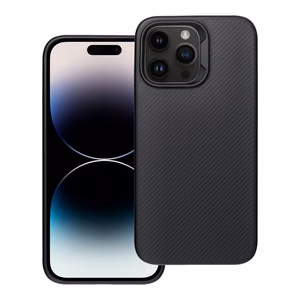 Ümbris jaoks iPhone 14 PRO MAX Carbon Elite Mag Cover compatible with MagSafe must