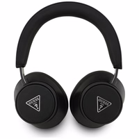 Guess Bluetooth ENC Saffiano Triangle Logo On-Ear Kõrvaklapid - Must