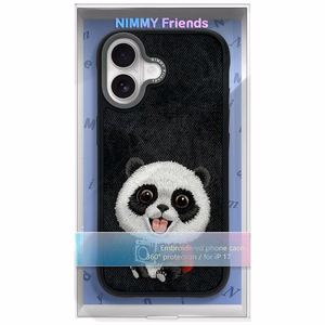 NIMMY ümbris BIG EYED PET 2.0 Panda jaoks IPHONE 17 must