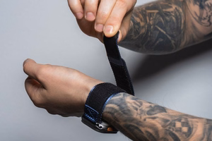 Strap to Apple Watch Forcell F-Design FA05 nylon hook-and-loop 42 / 44 / 45 / 49 mm sinine