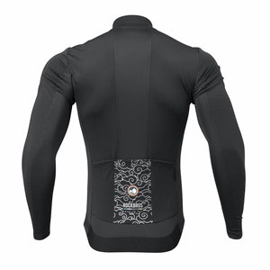 Rockbros TLWT001 ROAD TO SKY windproof insulated cycling jersey S - black