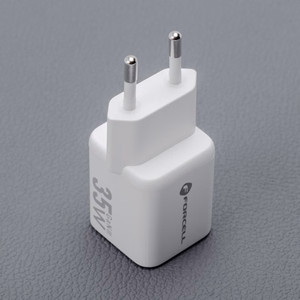 Phone laadija Forcell F-Energy Mini GaN III USB C + USB A QC4.0 PD 35W VT-35C valge 0INT
